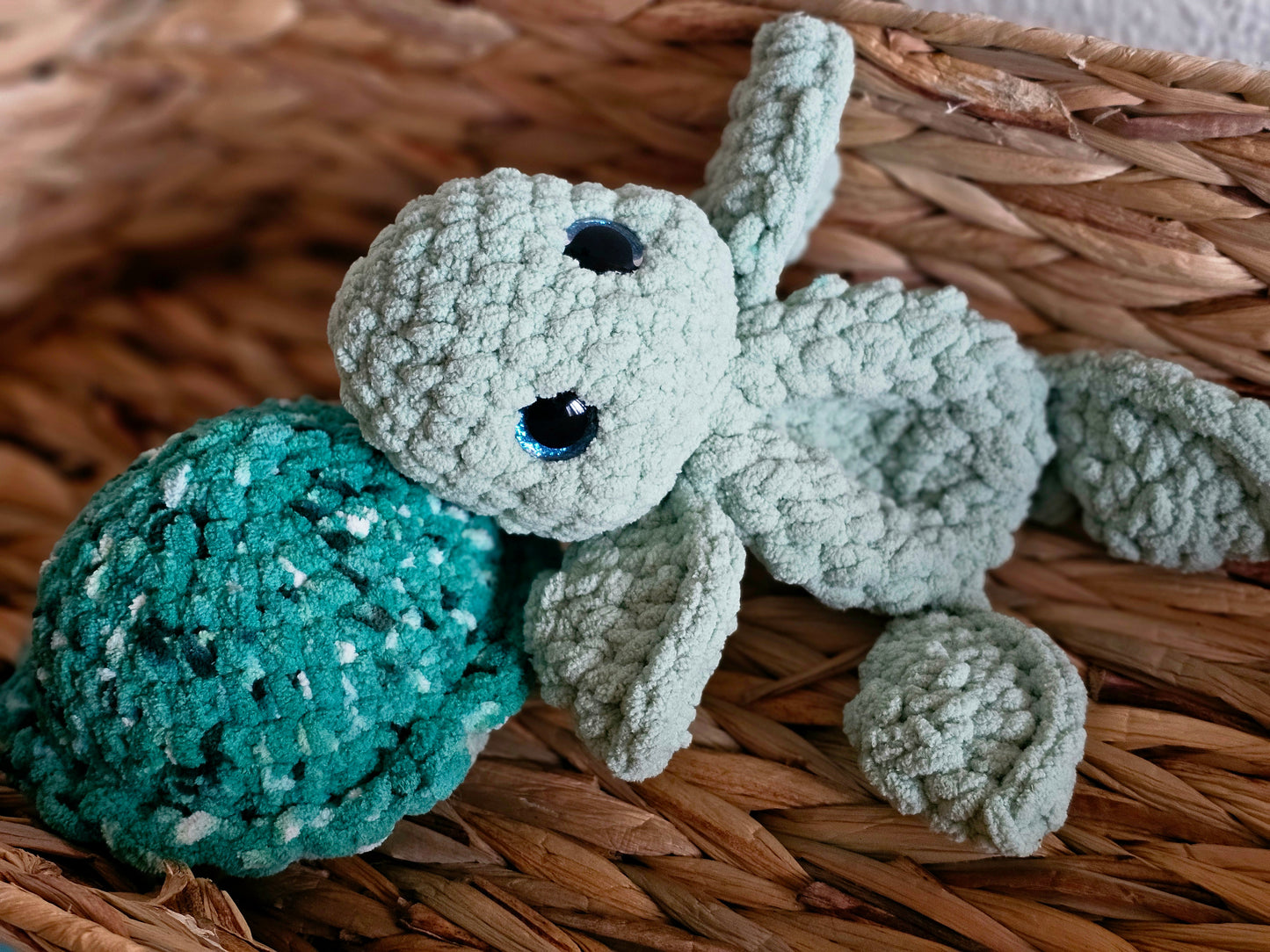 Turtle Snuggler with removable shell