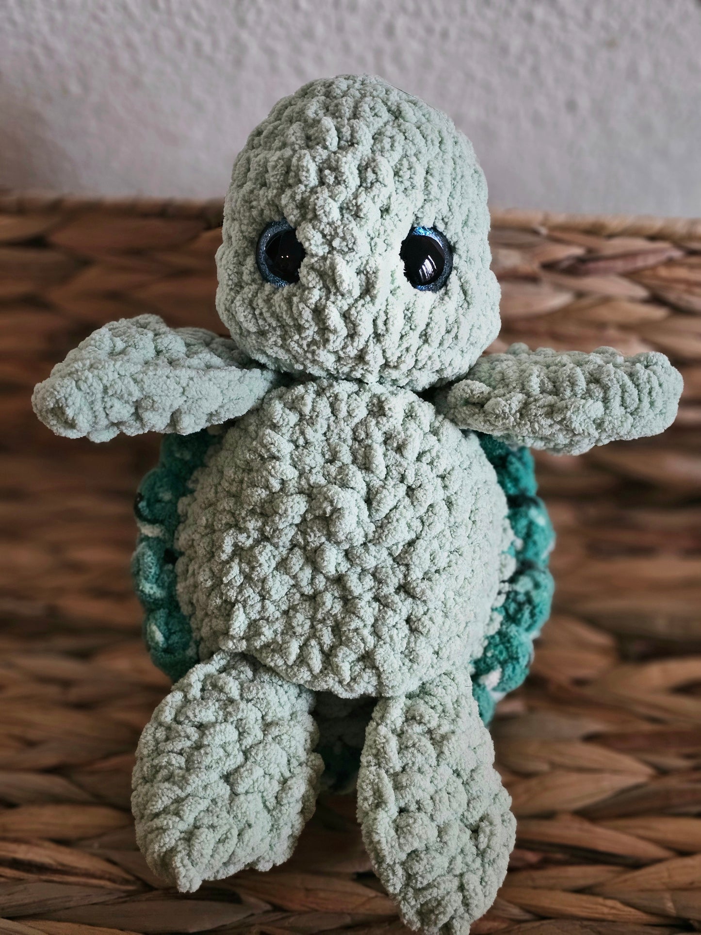 Turtle Snuggler with removable shell