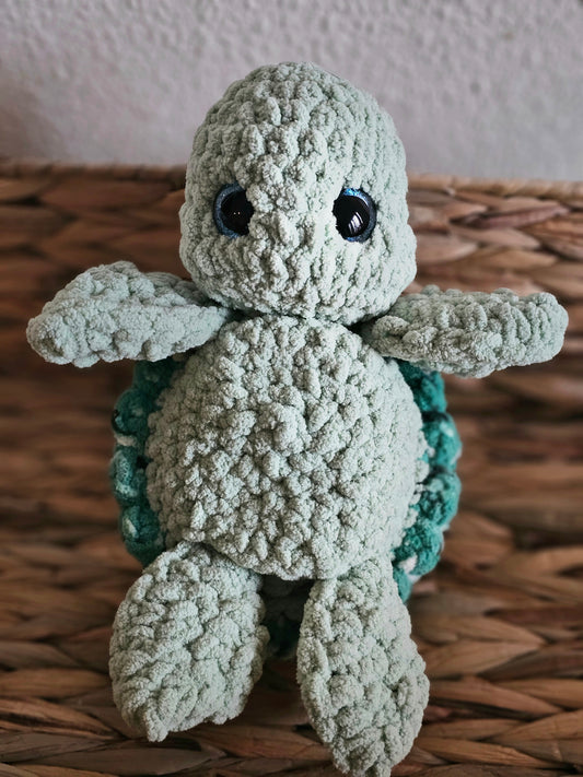 Turtle Snuggler with removable shell
