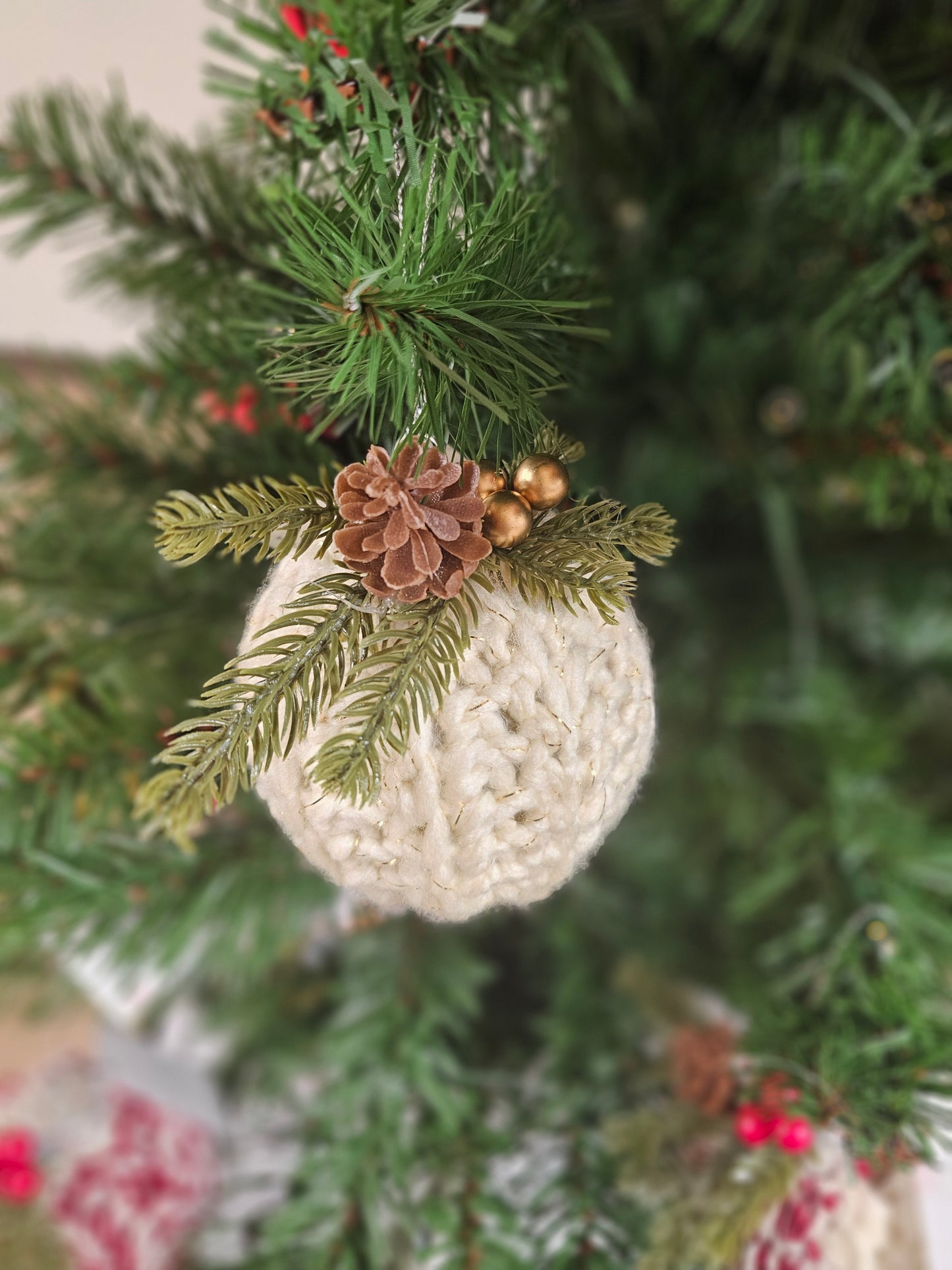 Rustic Bauble Ornament